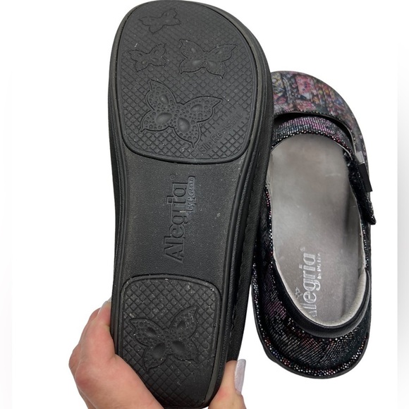 Alegria PAL-475 Paloma Mary Jane Abstract Multi Color Purple 39/9 Comfort Nurse - Picture 8 of 12